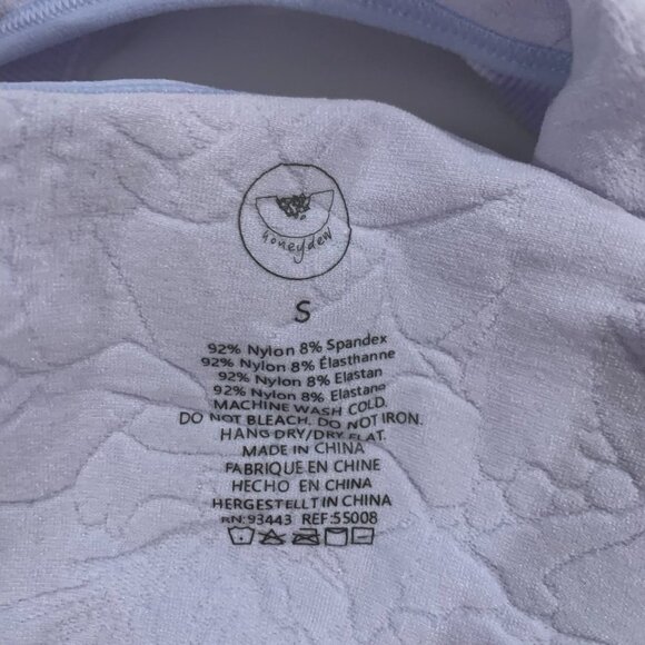 NWOT Honeydew Stretch Sleeveless Adjustable Strap Lace Floral Bralette Small lil - Picture 3 of 6